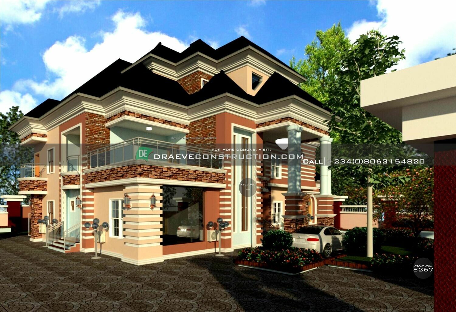 5 Bedroom Duplex-Penthouse with 7 Balconies  Floorplan Preview