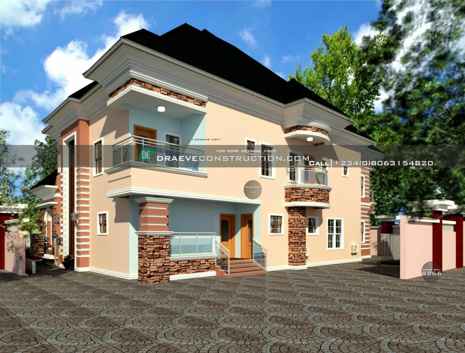 5 Bedroom Duplex-Penthouse with 7 Balconies  Floorplan Preview