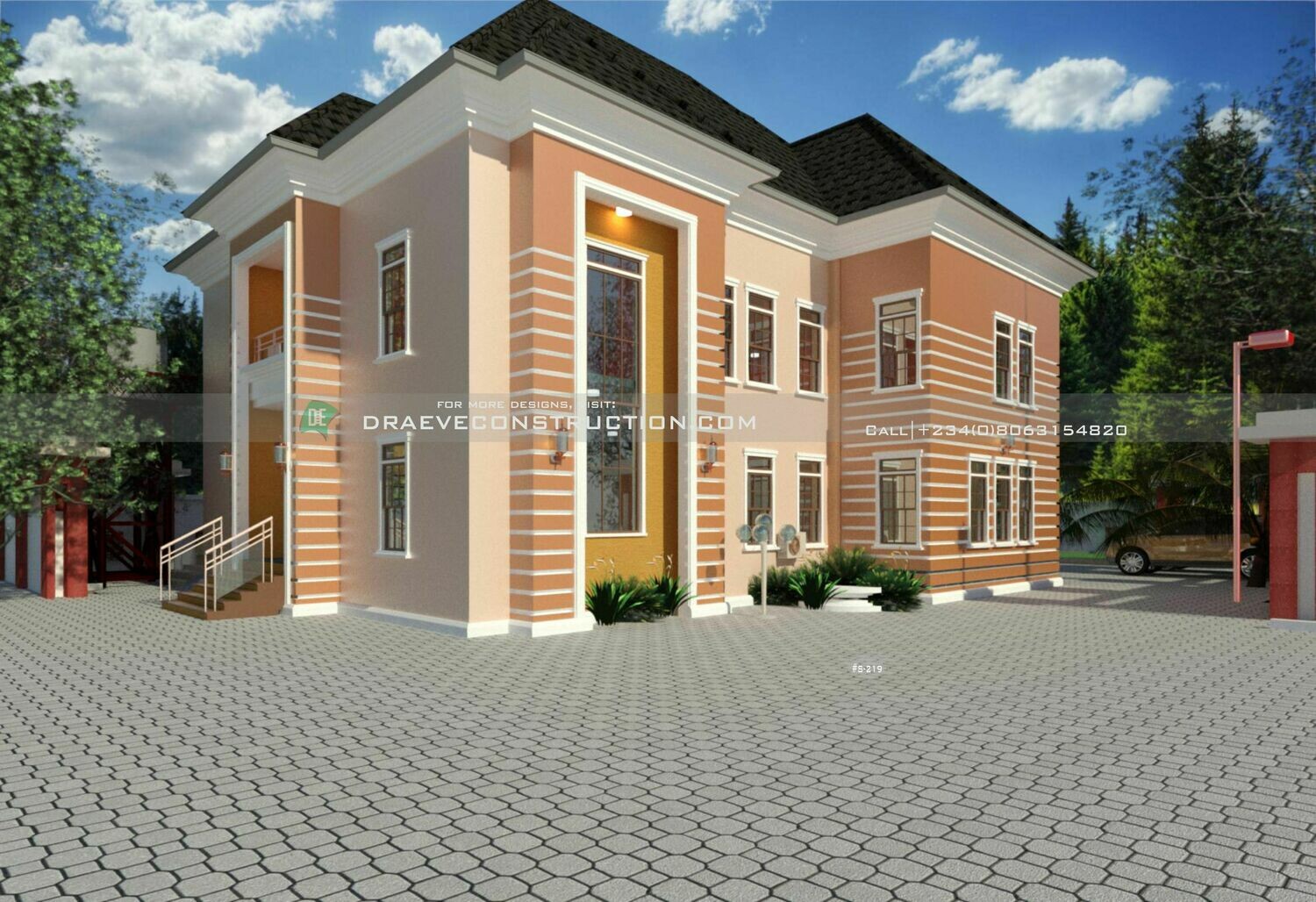 6 Bedroom Luxury Duplex Houseplan Preview