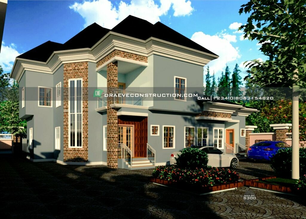 4 Bedroom Penthouse + 2 Bedroom Flat Houseplan Preview | Nigerian House Plans