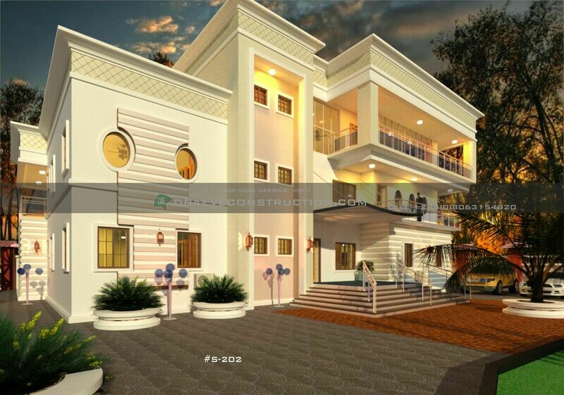5 Bedroom Luxury Duplex Floor plan Preview | Nigerian House Plans