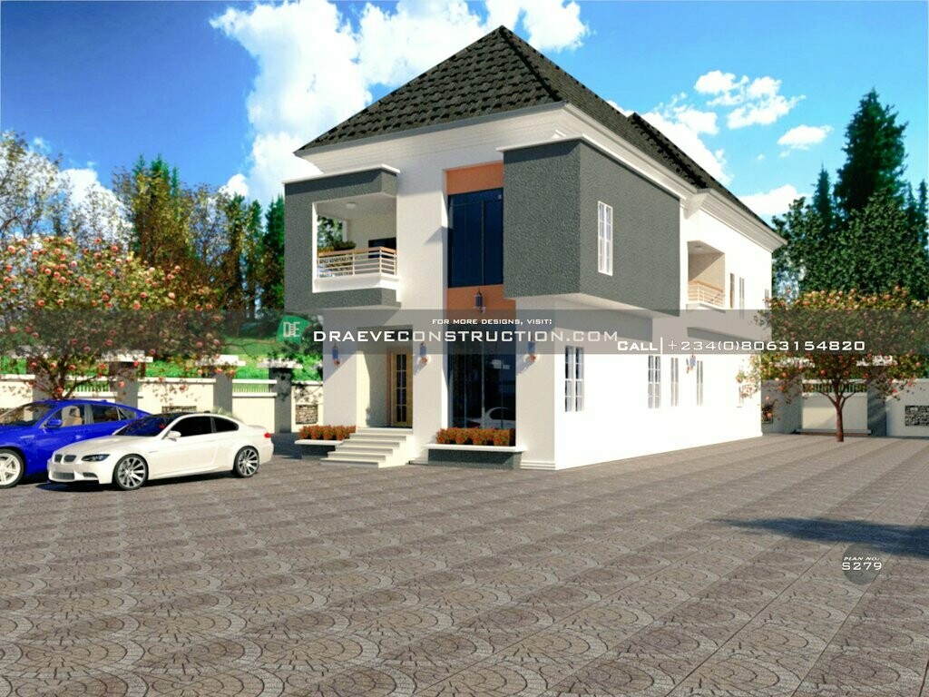 5 Bedroom Duplex Floorplan Preview | Nigerian House Plans