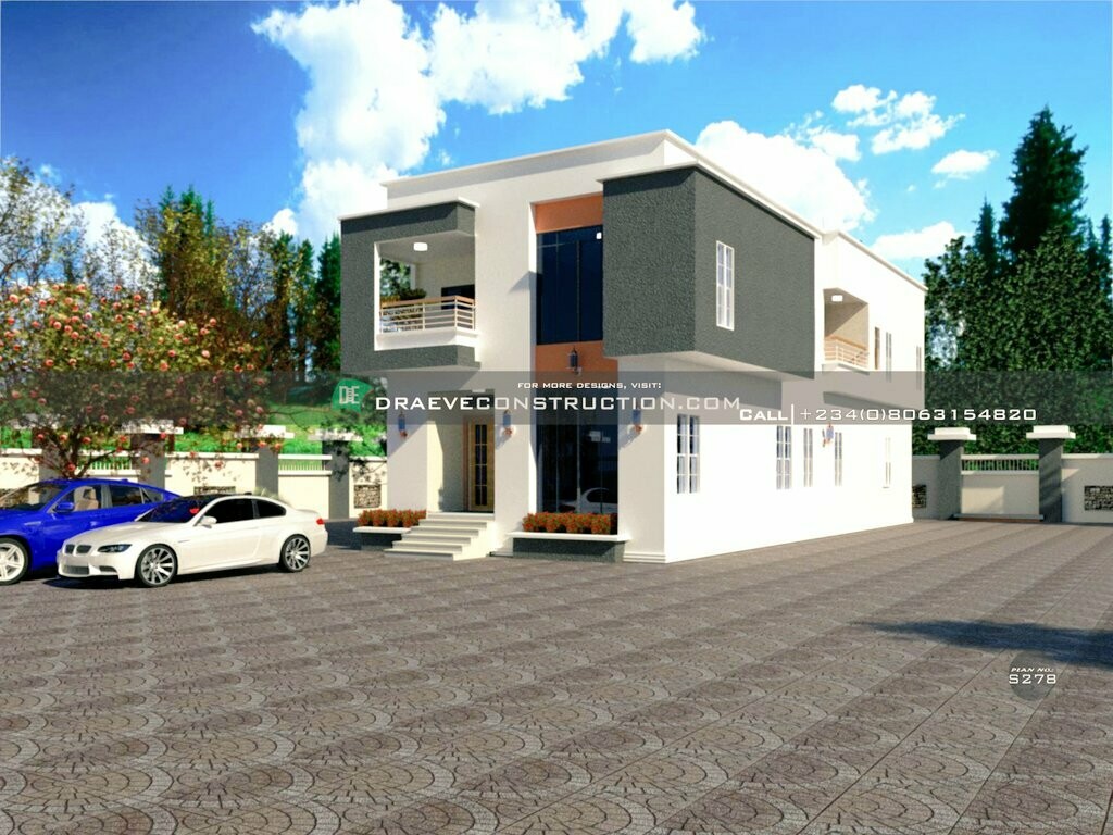 5 Bedroom Duplex Floorplan Preview | Nigerian House Plans