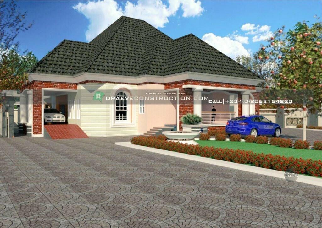 6 Bedroom Bungalow Houseplan Preview | Nigerian House Plans