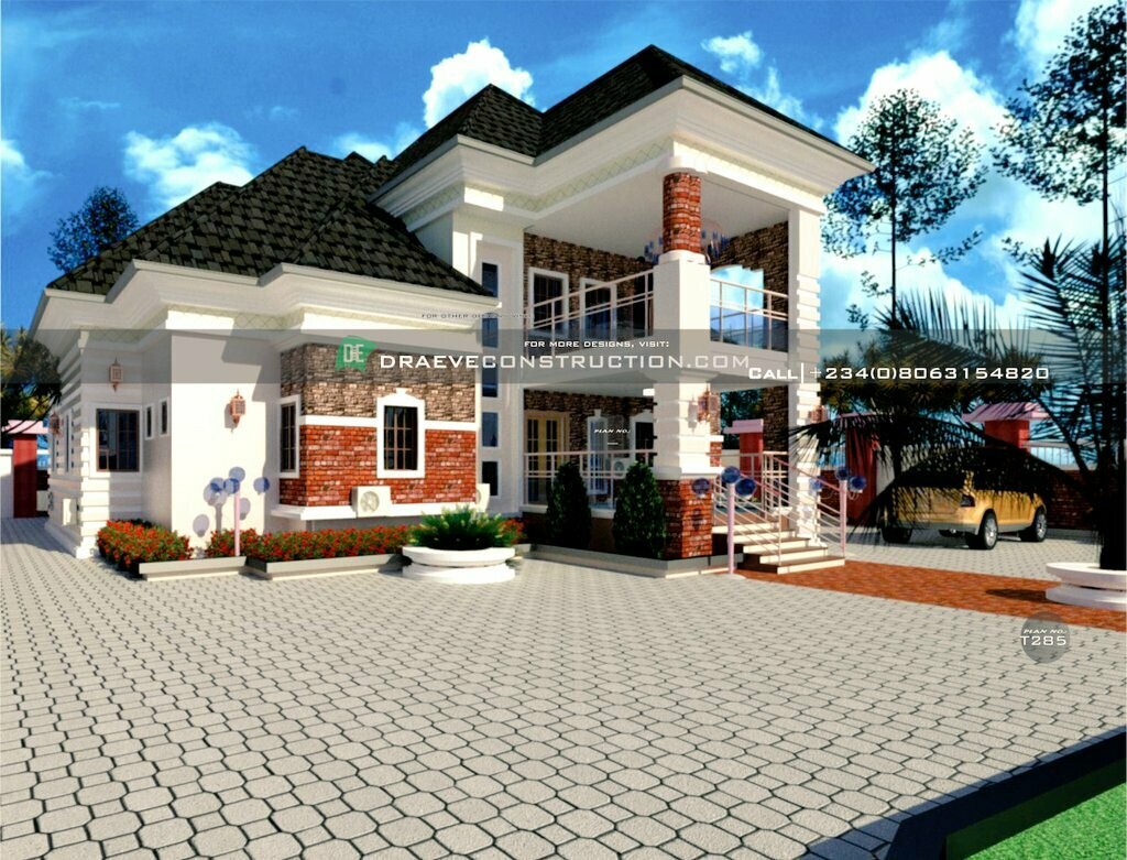 5 Bedroom Penthouse Floorplan Preview | Nigerian House Plans