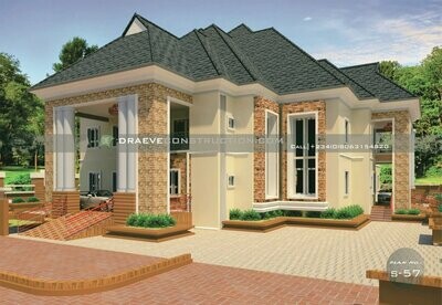 7 Bedroom Luxury Duplex Floorplans with Key Construction Materials Estimate | Nigerian House Plans