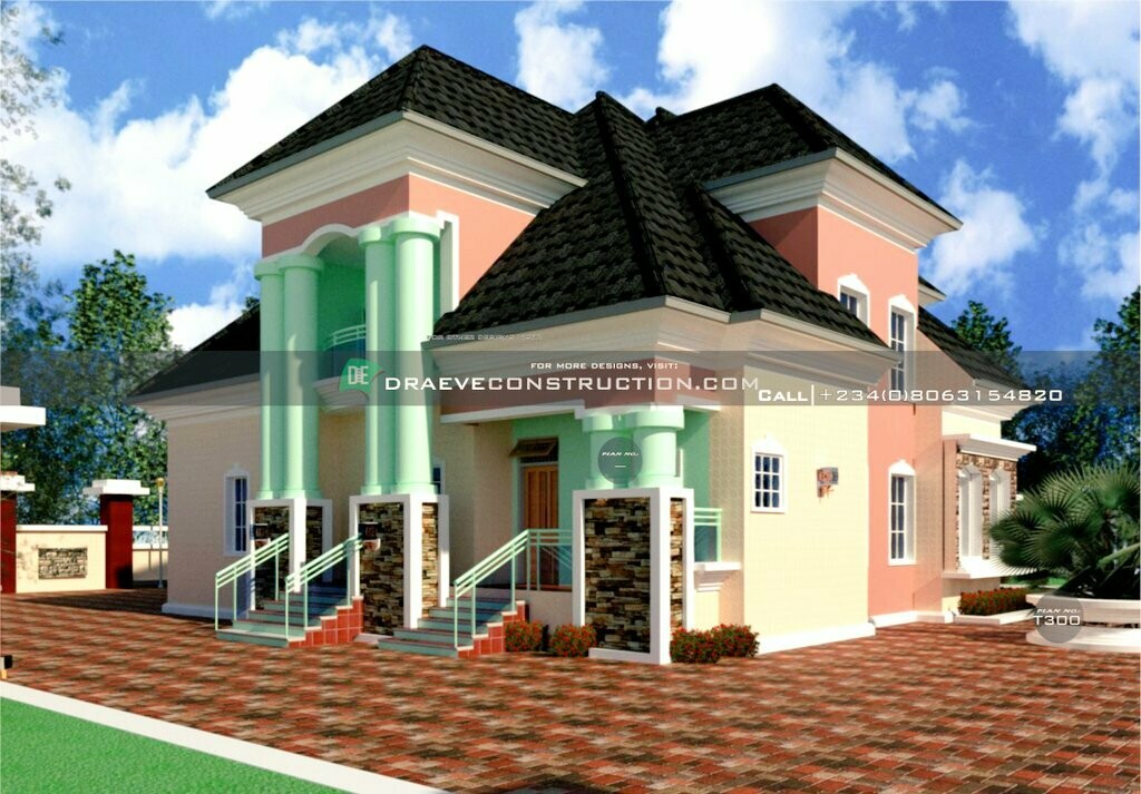 4 Bedroom Penthouse Plan Preview | Nigerian House Plans