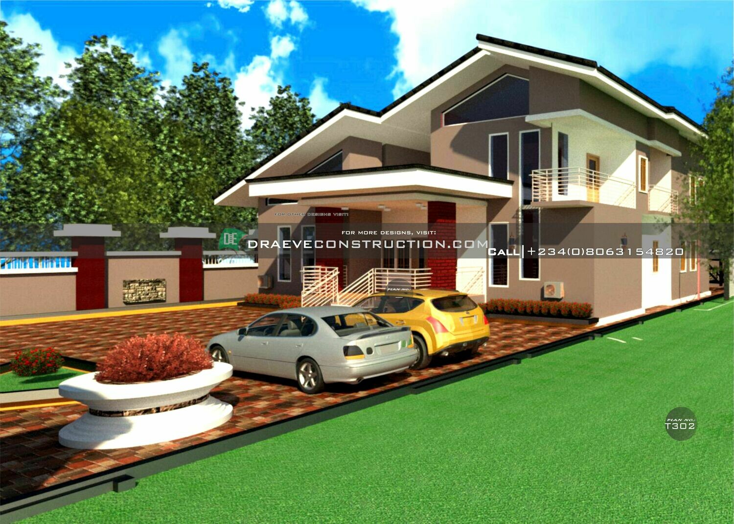 5 Bedroom Penthouse Plan Preview | Nigerian House Plans