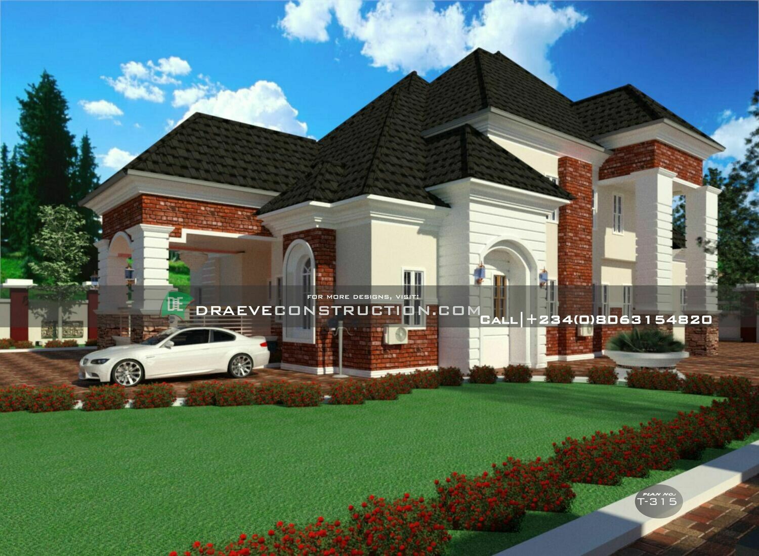 5 Bedroom Penthouse Floorplan Preview | Nigerian House Plans