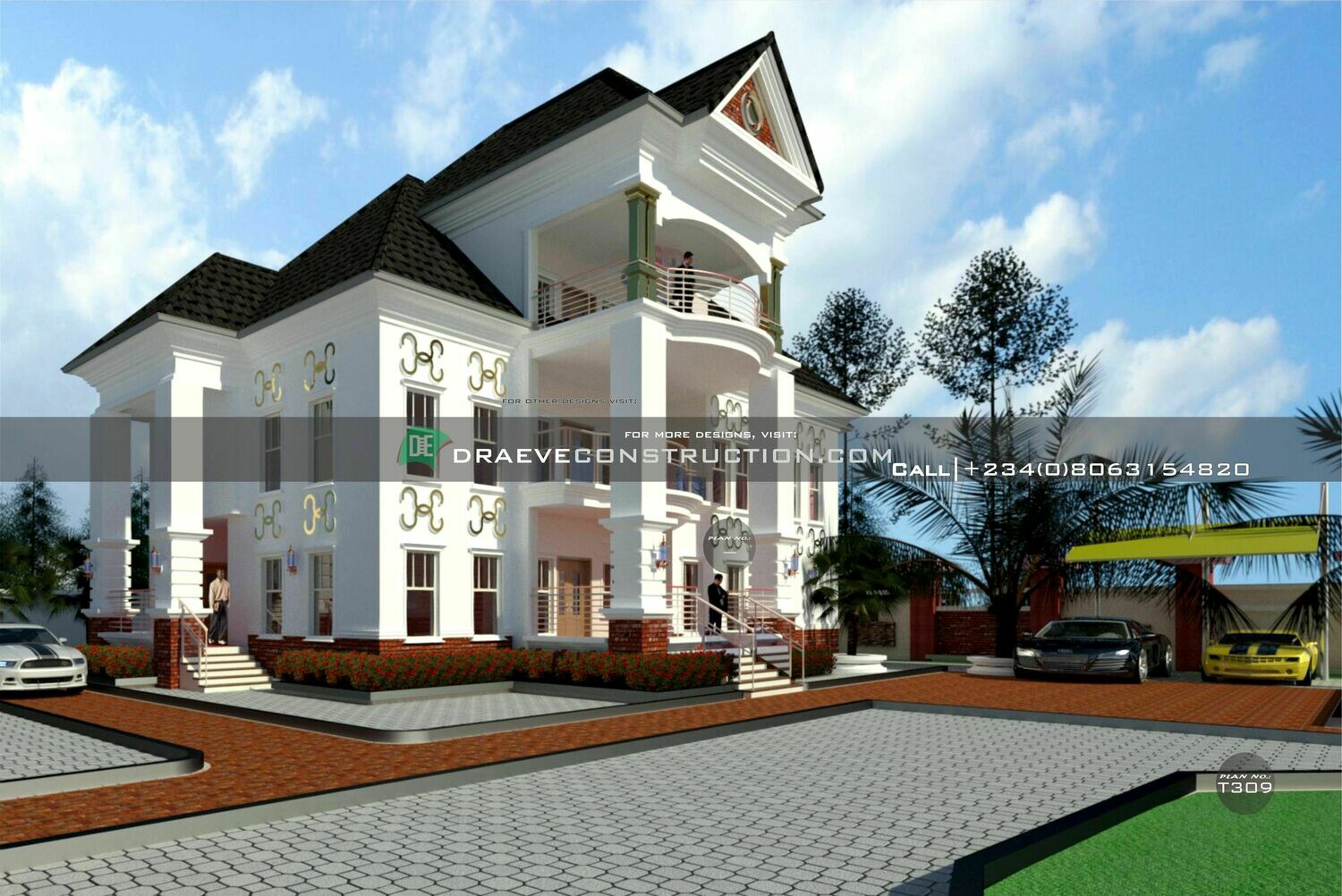 5 Bedroom Penthouse Floorplan Preview | Nigerian House Plans