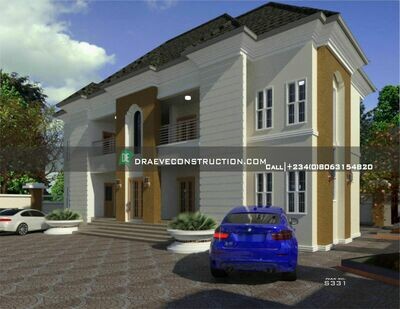 4 Units of 1 Bedroom Flat Plan Design Preview | Nigerian House Plans