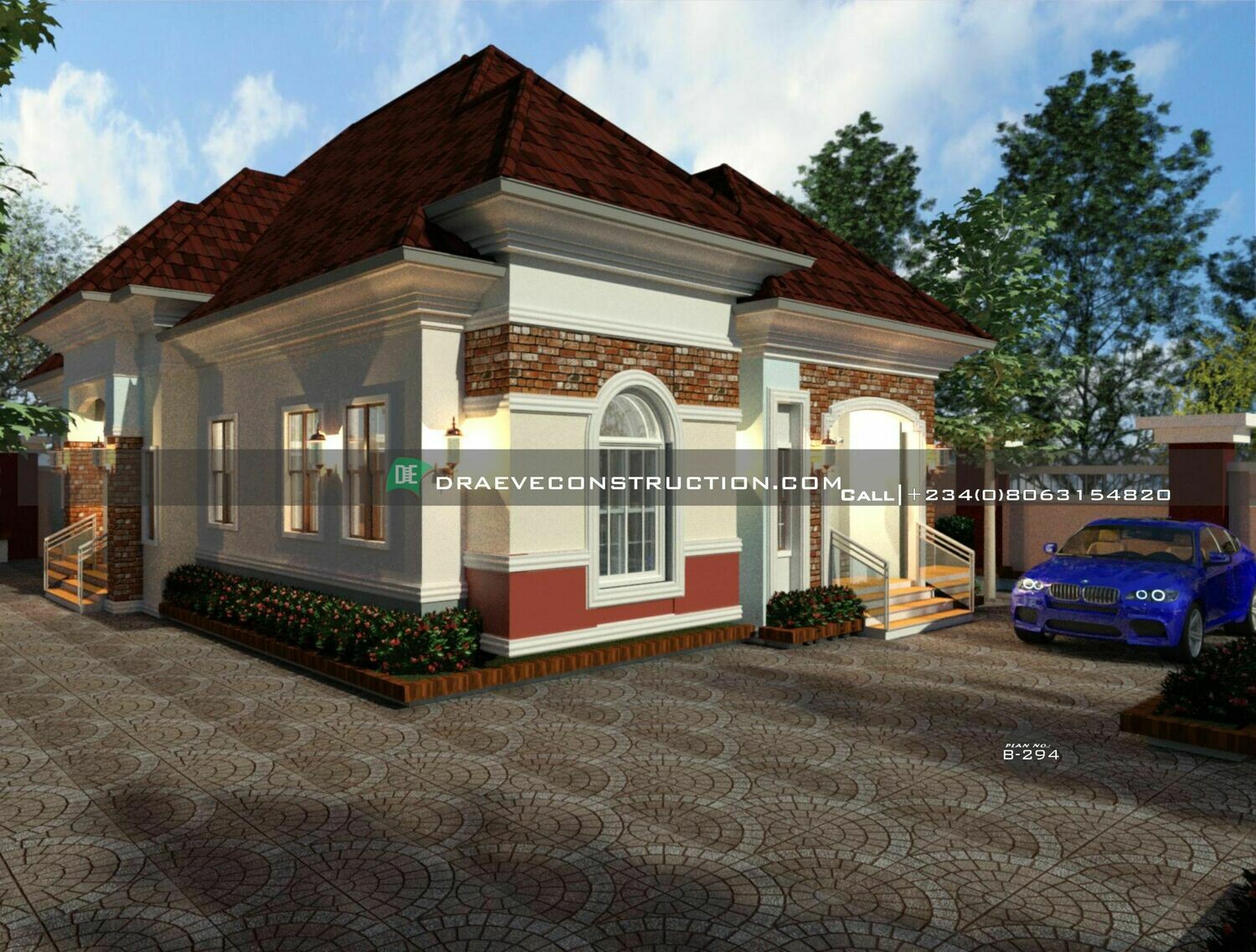 3 Bedroom Bungalow Floorplan Preview | Nigerian House Plans