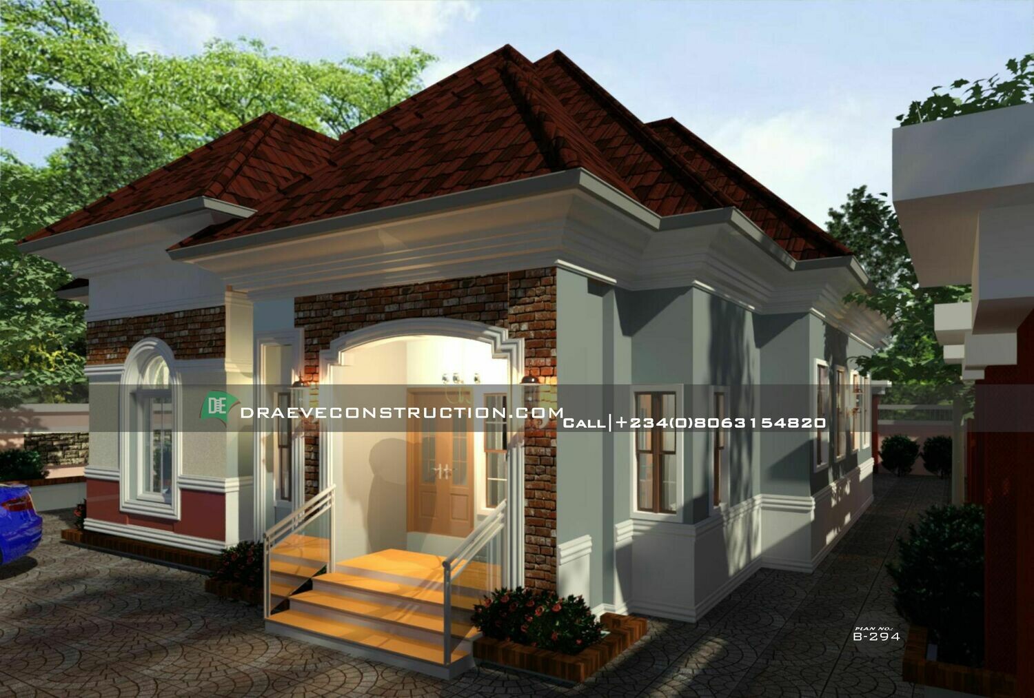 3 Bedroom Bungalow Floorplan Preview | Nigerian House Plans