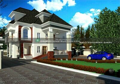 5 Bedroom Penthouse Floorplan Preview | Nigerian House Plans
