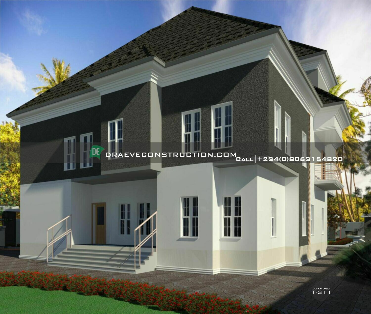 5 Bedroom Penthouse Floorplan Preview | Nigerian House Plans