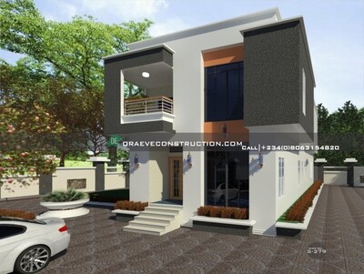 5 Bedroom Duplex Floorplan Preview | Nigerian House Plans