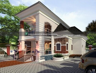 5 Bedroom Penthouse Floorplan Preview | Nigerian House Plans