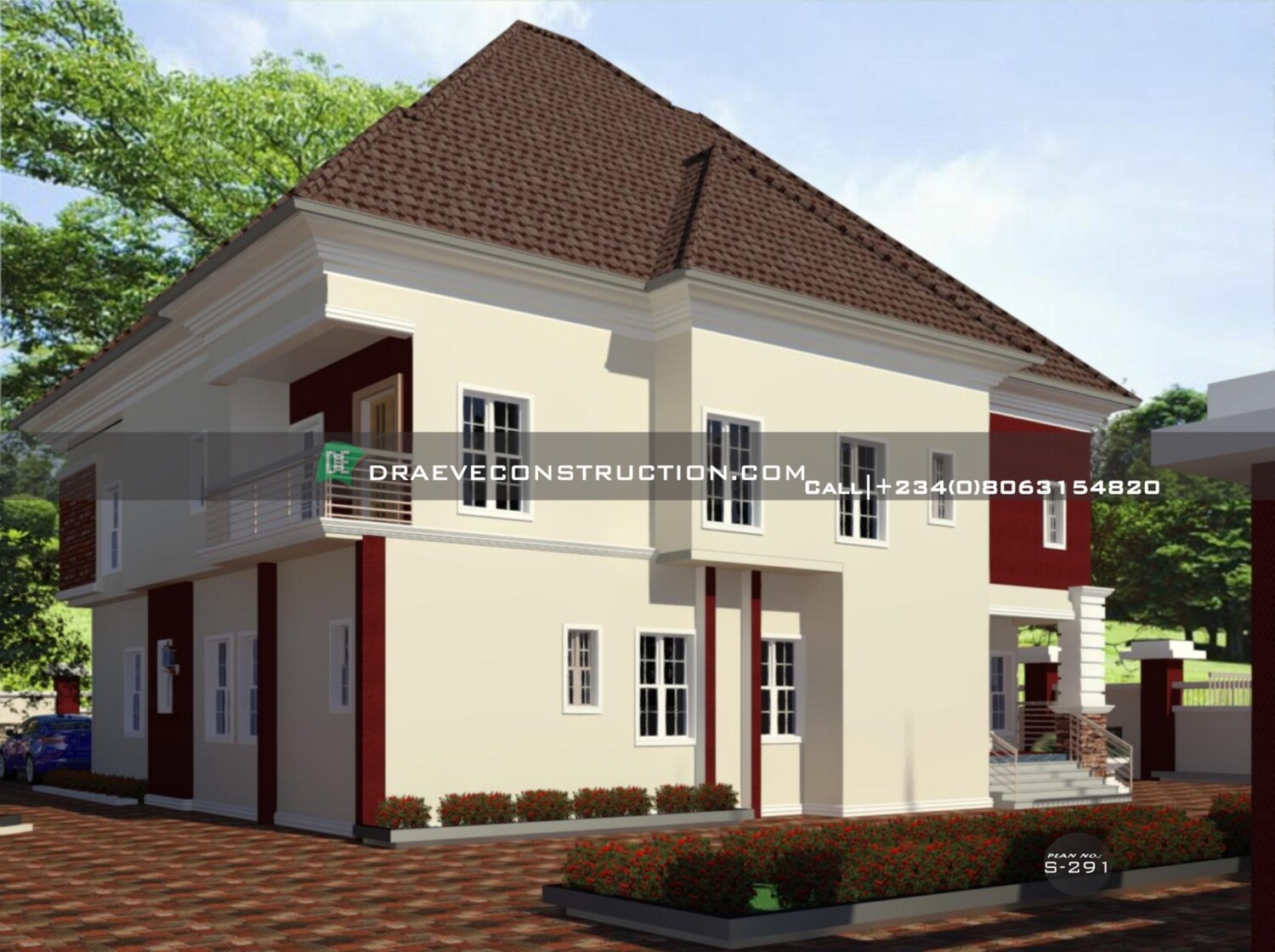 6 Bedroom Duplex Houseplan Preview | Nigerian House Plans