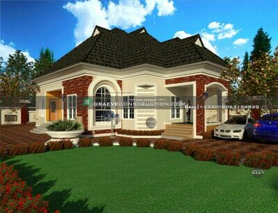 3 Bedroom Bungalow Floor Plan Preview | Nigerian House Plans
