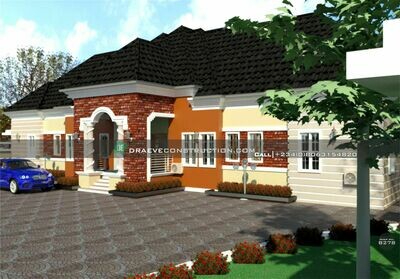 8 Bedroom Bungalow Floor Plan Preview | Nigerian House Plans