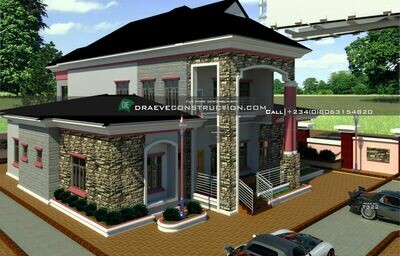 6 Bedroom Penthouse Floorplans Design  | Nigerian House Plans