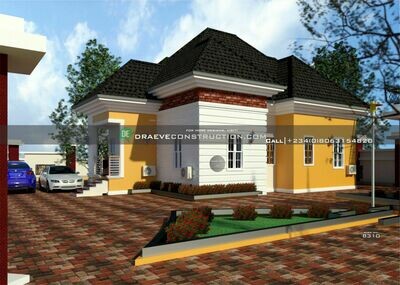 2 Bedroom Bungalow Floor Plan Preview | Nigerian House Plans