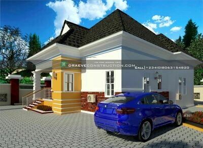 3 Bedroom Bungalow Houseplan Design Preview | Nigerian House Plan