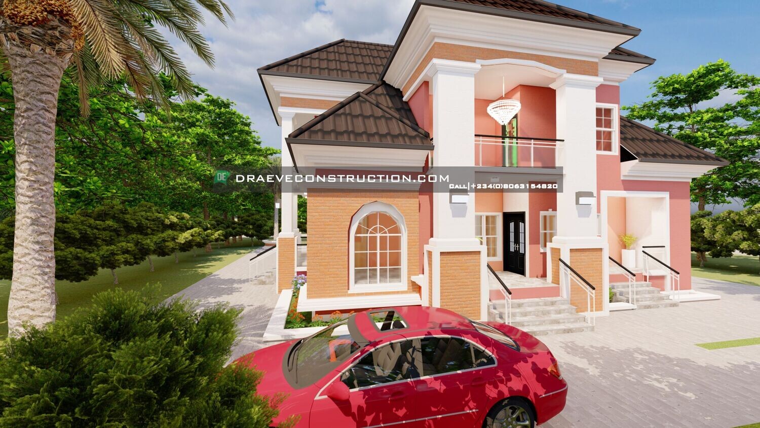 4 Bedroom Penthouse Floorplan Design with 1 Bedroom Flat attached