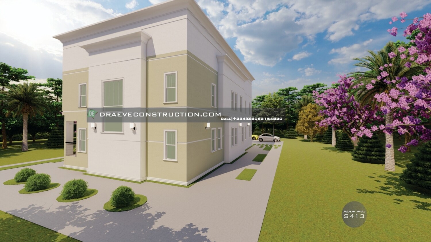 6 Bedroom Duplex Floorplan with Void in Main lounge | Nigerian Houseplans