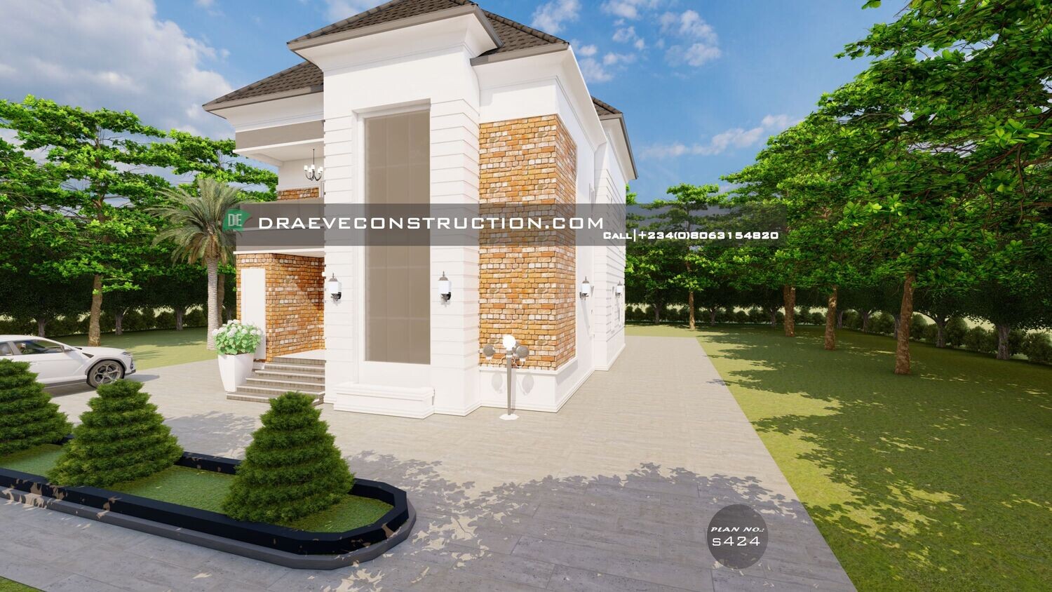 4 Bedroom Duplex Floor Plan | Nigerian House Plans