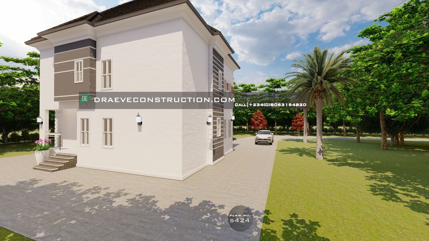 4 Bedroom Duplex Floor Plan | Nigerian House Plans