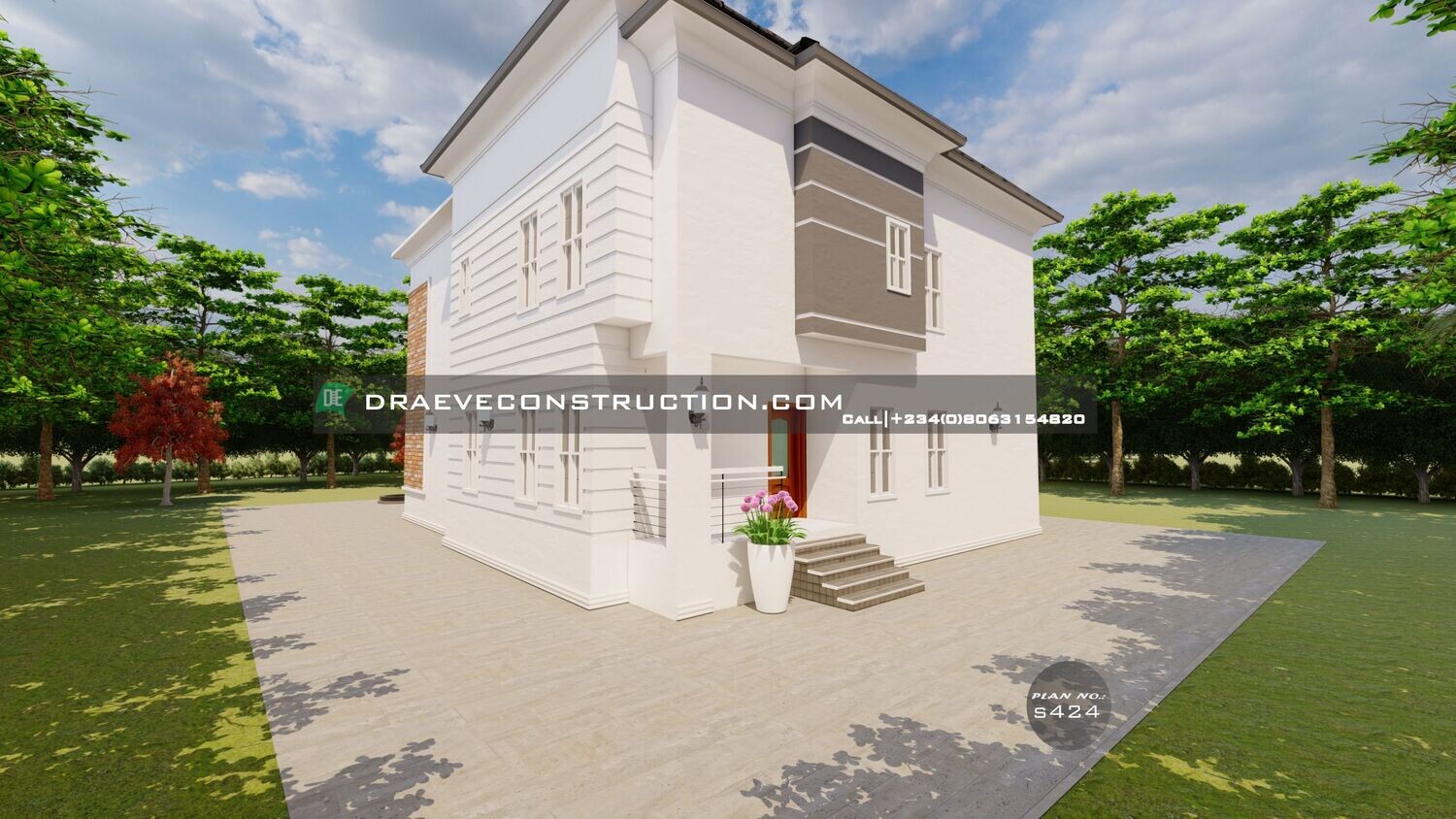 4 Bedroom Duplex Floor Plan | Nigerian House Plans