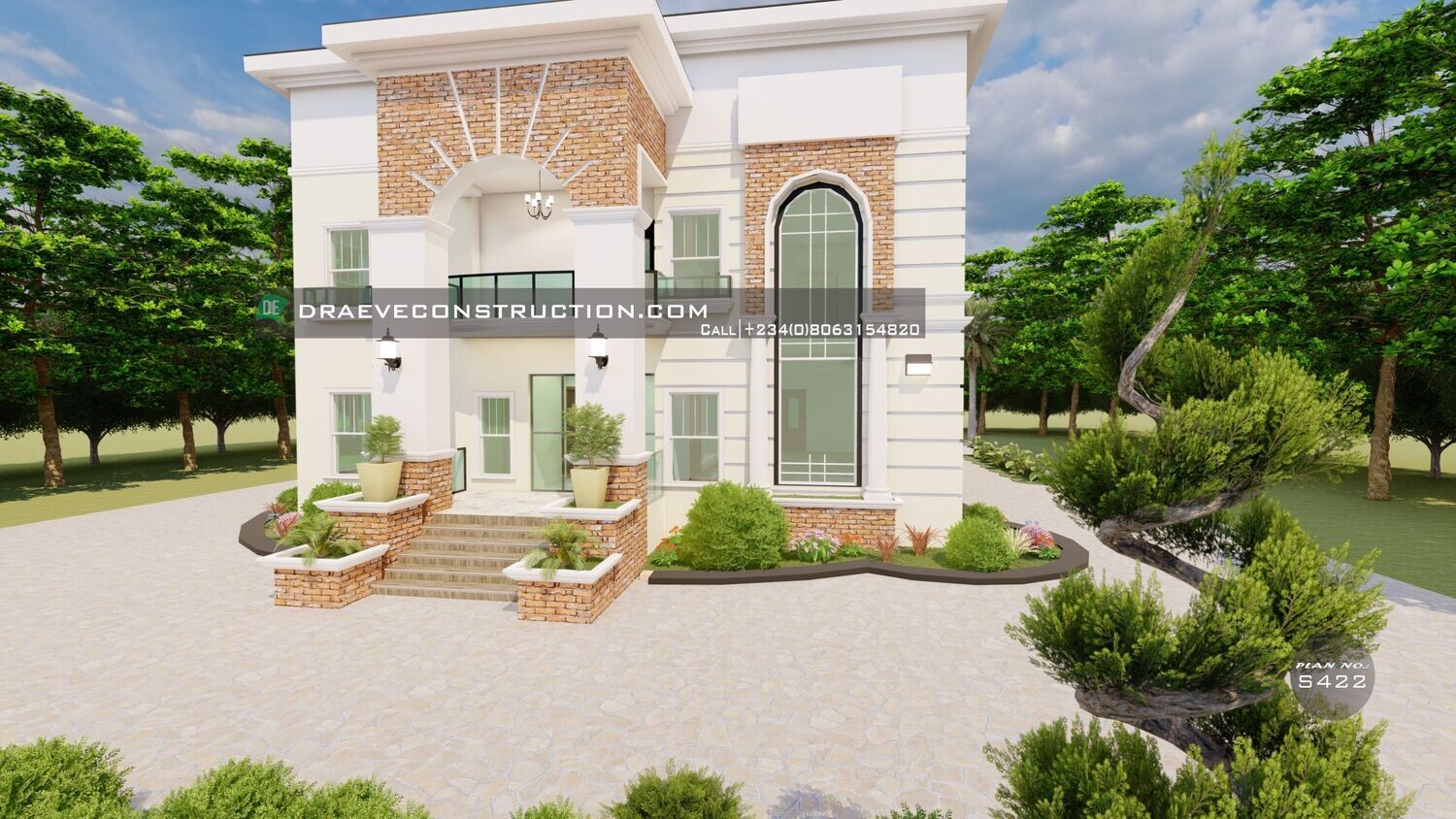 5 Bedroom Duplex Flatroof House plan Design Preview | Nigerian House Plans