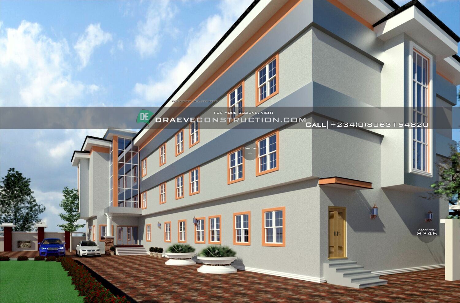 2 Storey School Building Floor plan preview  | Nigerian House Plans