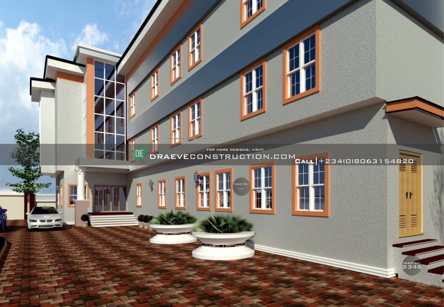 2 Storey School Building Floor plan preview  | Nigerian House Plans