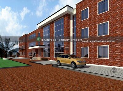 2 Storey Secondary School Building Floor plan preview  | Nigerian House Plans