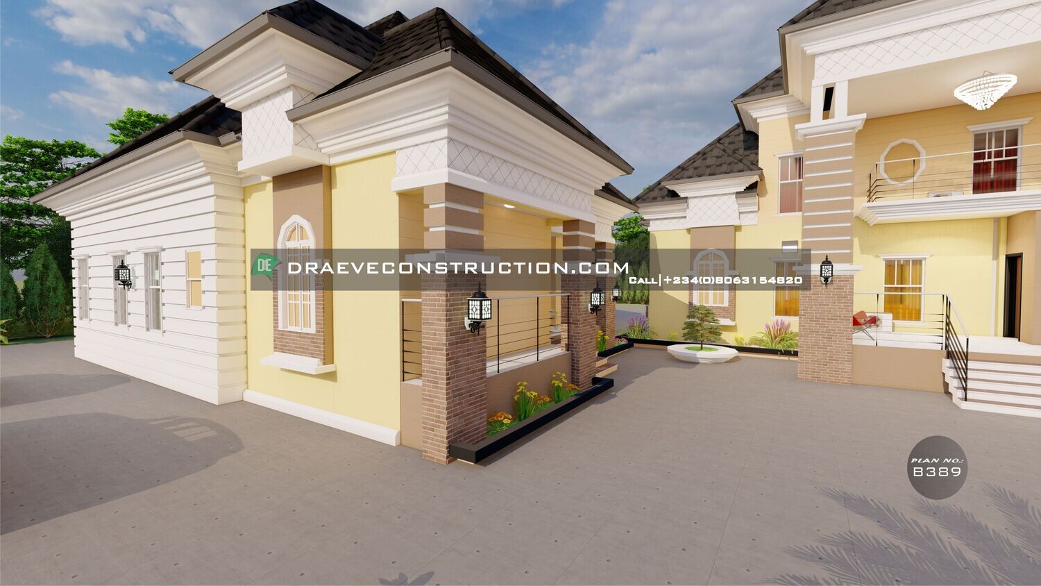 5 Bedroom Bungalow Floorplan Design | Nigerian House Plans