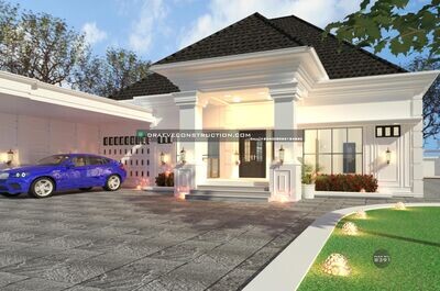 3 Bedroom Bungalow Houseplan Design with Ante room | Nigerian House Plan