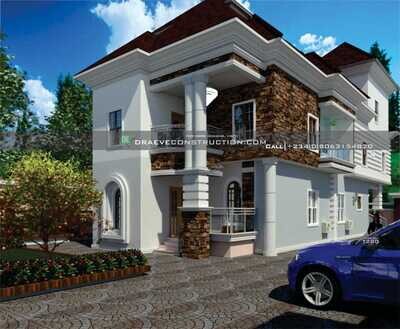 5 Bedroom Penthouse Floorplans Preview | Nigerian House Plans