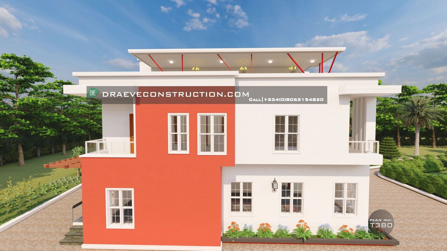 5 Bedroom Penthouse Houseplan with Gym | Nigerian House Plans