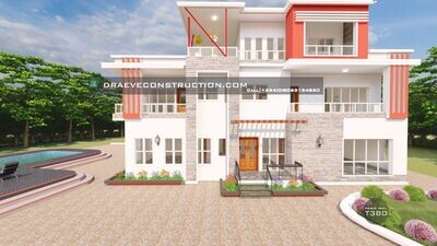 5 Bedroom Penthouse Houseplan with Gym | Nigerian House Plans