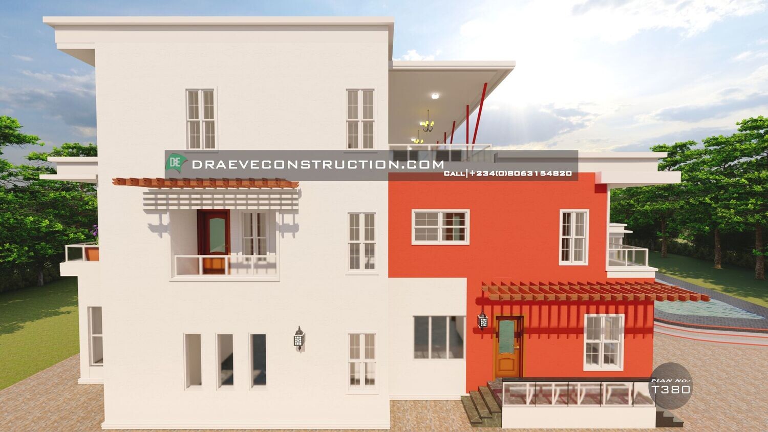 5 Bedroom Penthouse Houseplan with Gym | Nigerian House Plans