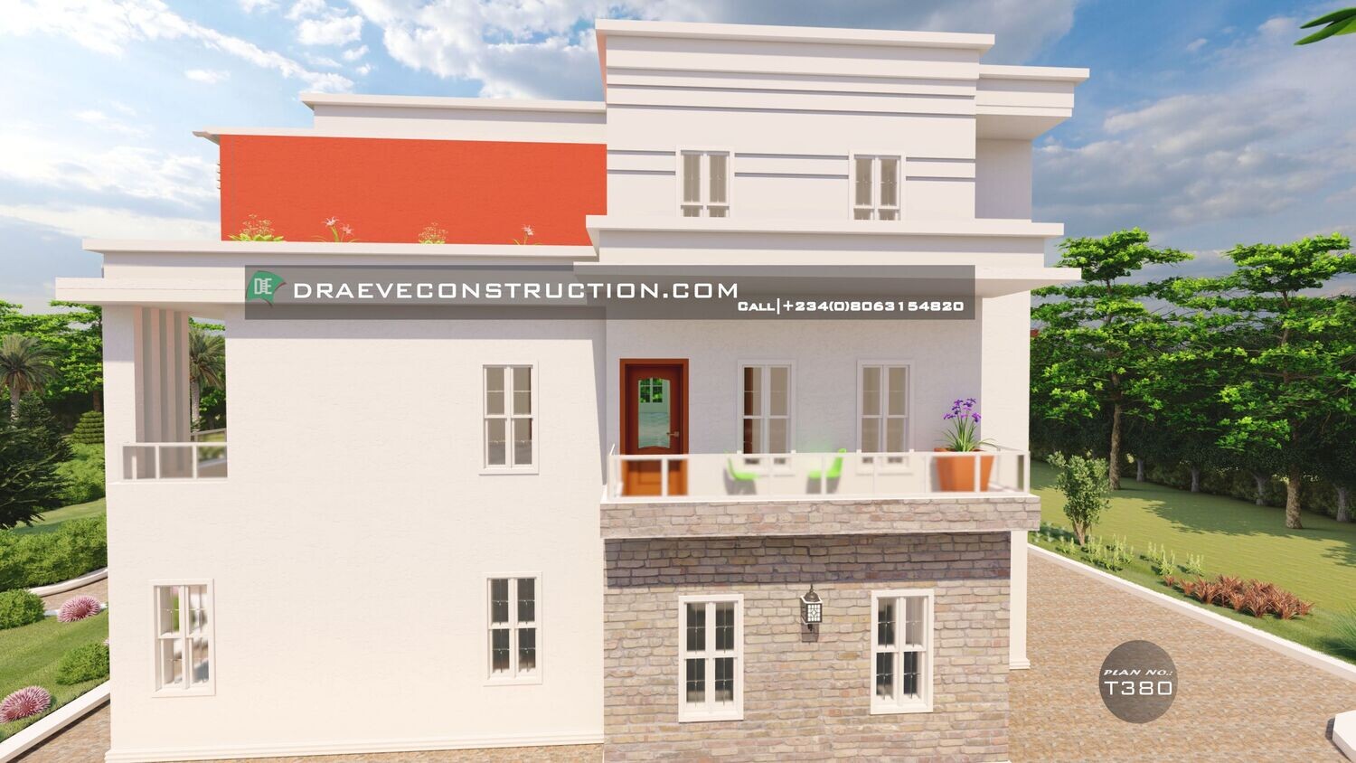 5 Bedroom Penthouse Houseplan with Gym | Nigerian House Plans