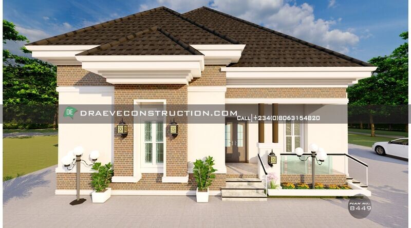 5 Bedroom Bungalow Floorplan with Master&#39;s Suite | Nigerian House Plans