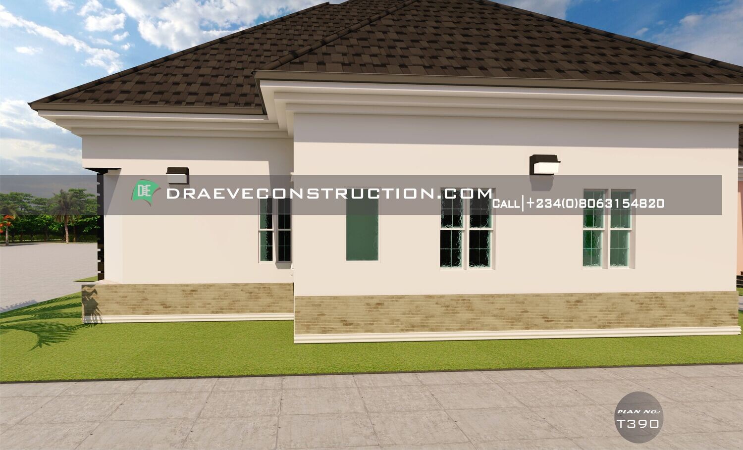 5 Bedroom Penthouse Floorplans with Anteroom | Nigerian House Plans