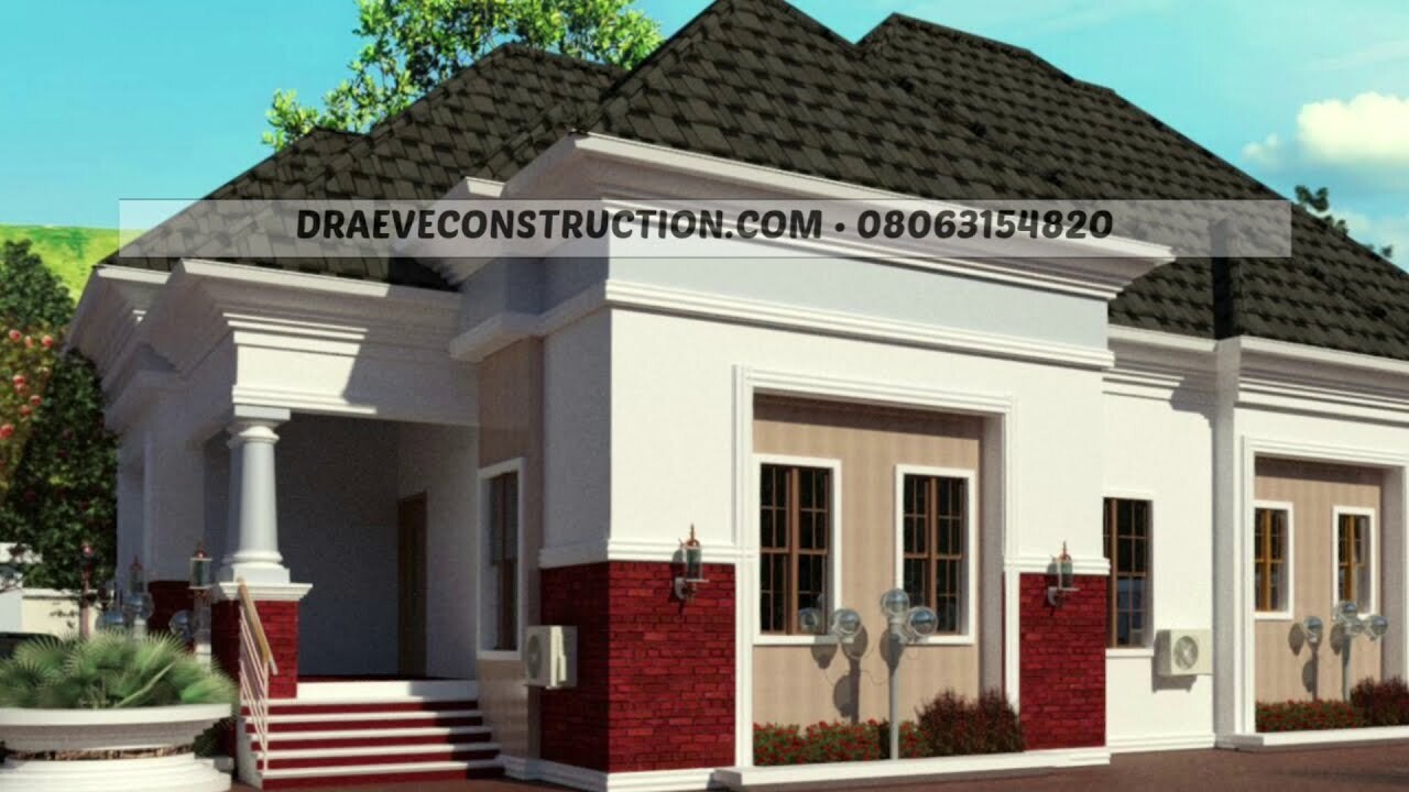 3 Bedroom Bungalow Floor Plan with Children's Parlour | Nigerian House Plans