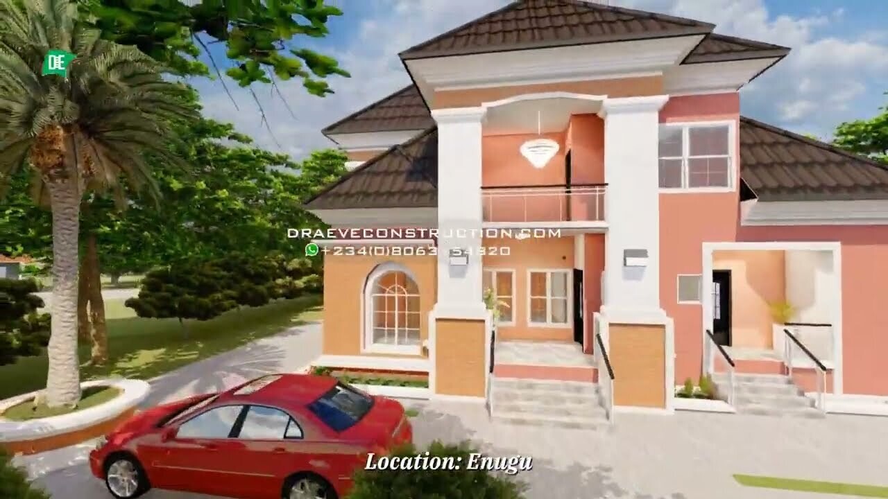 4 Bedroom Penthouse Floorplan Design with 1 Bedroom Flat attached