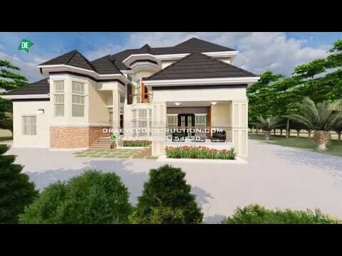 5 Bedroom Penthouse Floorplan with 2 Lounges Preview | Nigerian House Plans