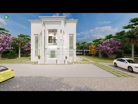 6 Bedroom Duplex Floorplan with Void in Main lounge | Nigerian Houseplans