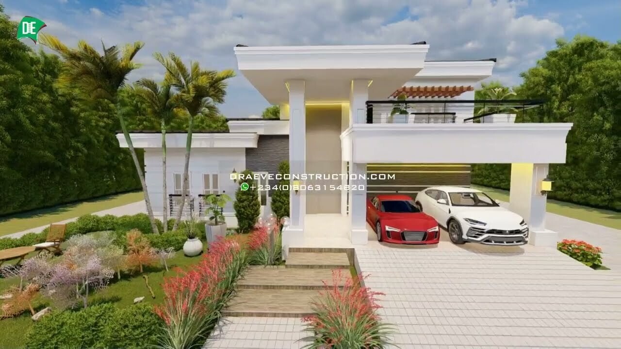 5 Bedroom Penthouse Floorplan Preview | Nigerian House Plans